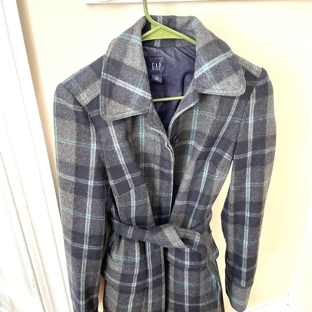 GAP wool blend coat small